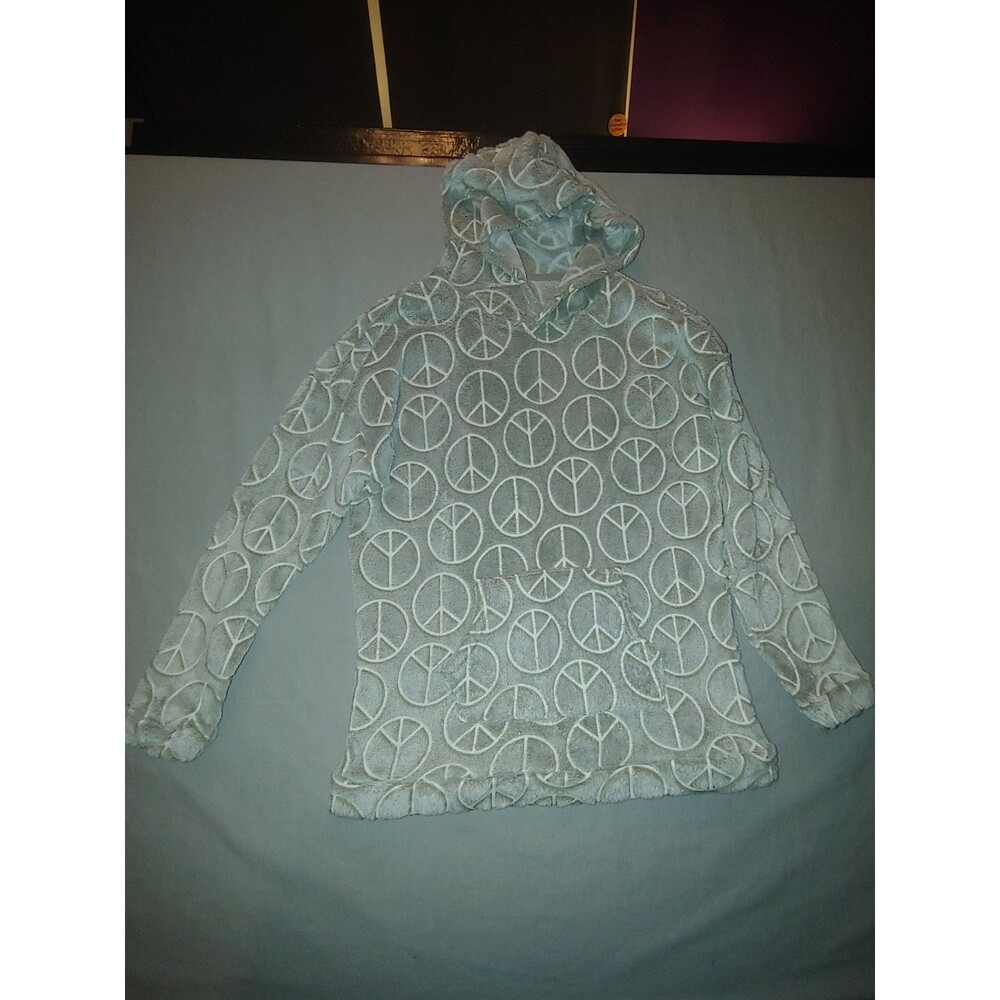 Derek Heart Peace Hoodie Sz M